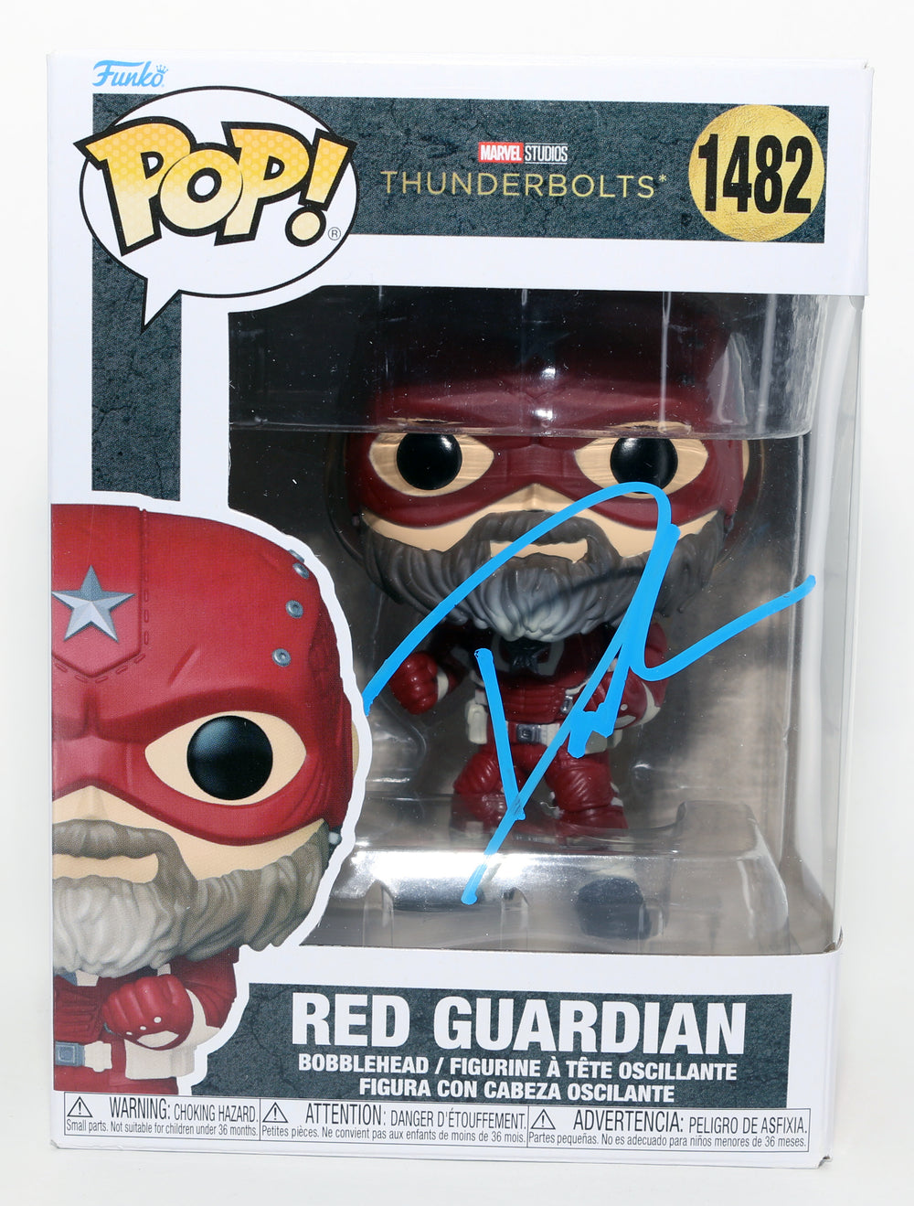 David Harbour as Alexei / Red Guardian in Thunderbolts* / The New Avengers Signed Funko POP! #1482
