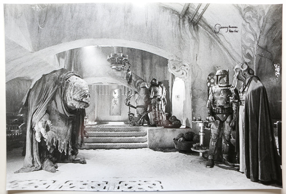 Jeremy Bulloch as Boba Fett in Star Wars: Return of the Jedi Signed 20x30 Poster