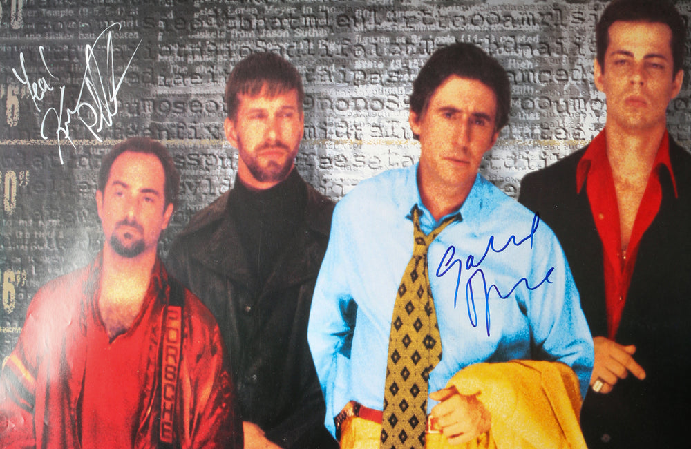 
                  
                    The Usual Suspects 27x40 Poster Cast Signed by Gabriel Byrne, Chazz Palminteri, Kevin Pollak, & Dan Hedaya
                  
                