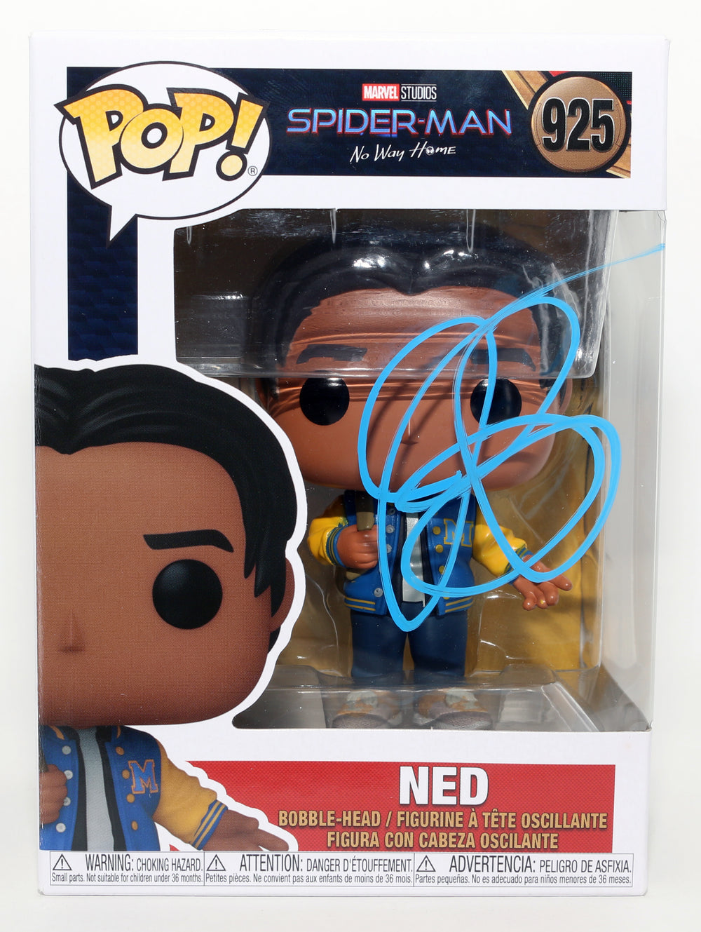 Jacob Batalon as Ned in Spider-Man: No Way Home Signed Funko POP! #925