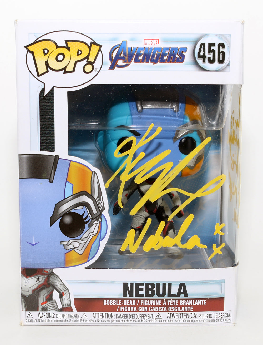 Karen Gillan as Nebula in Avengers: Endgame Signed Funko POP! #456 with Character Name & Quote
