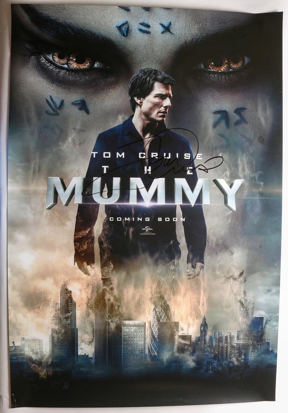 The Mummy 27x39.5 Double Sided Poster Signed by Tom Cruise