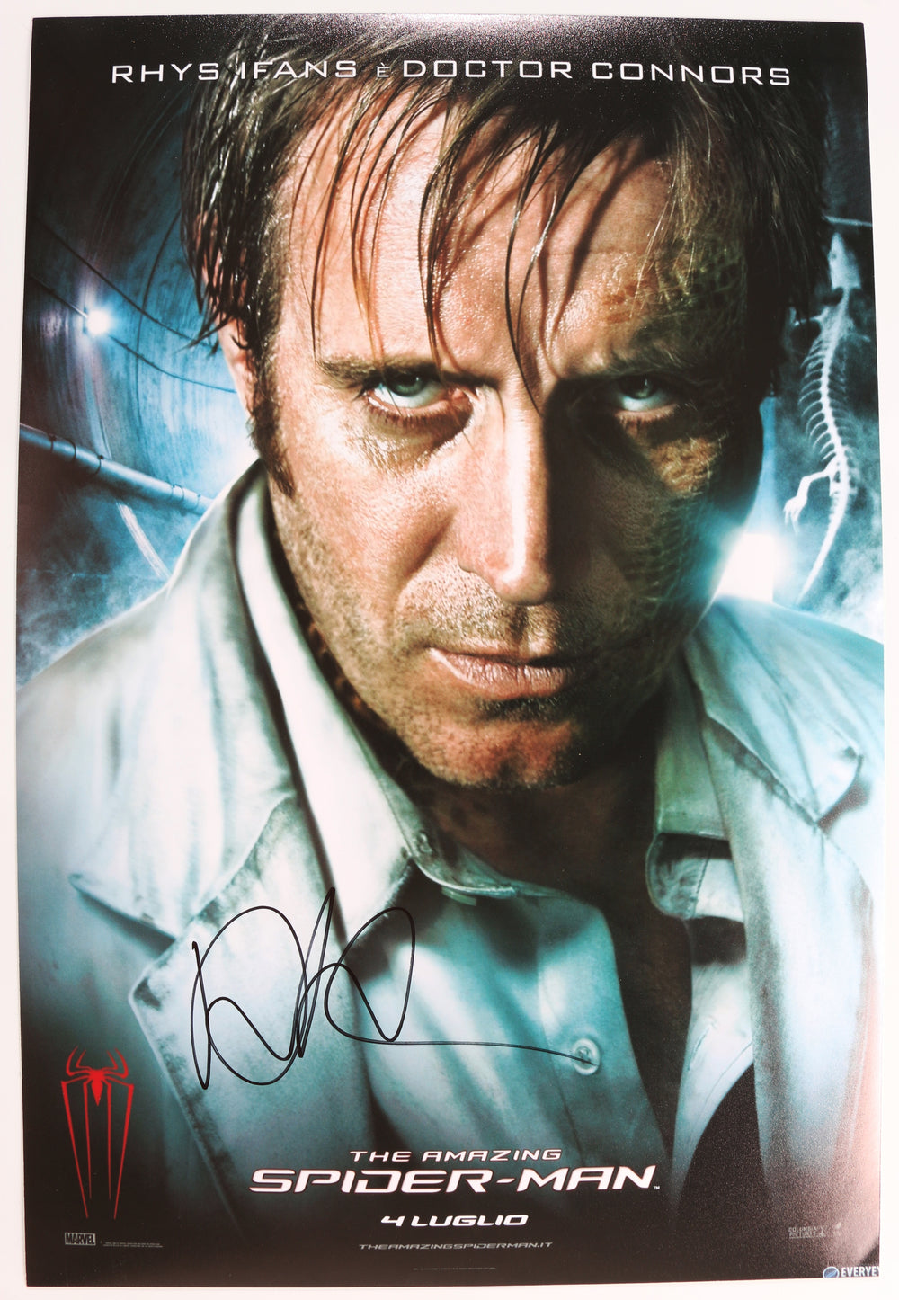 Rhys Ifans as The Lizard in The Amazing Spider-Man Signed 12x18 Mini Poster