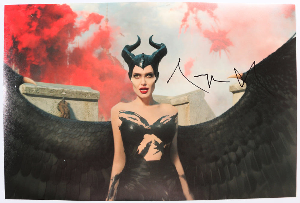 Angelina Jolie as Maleficent in Disney's Maleficent Signed 12x18 Photo