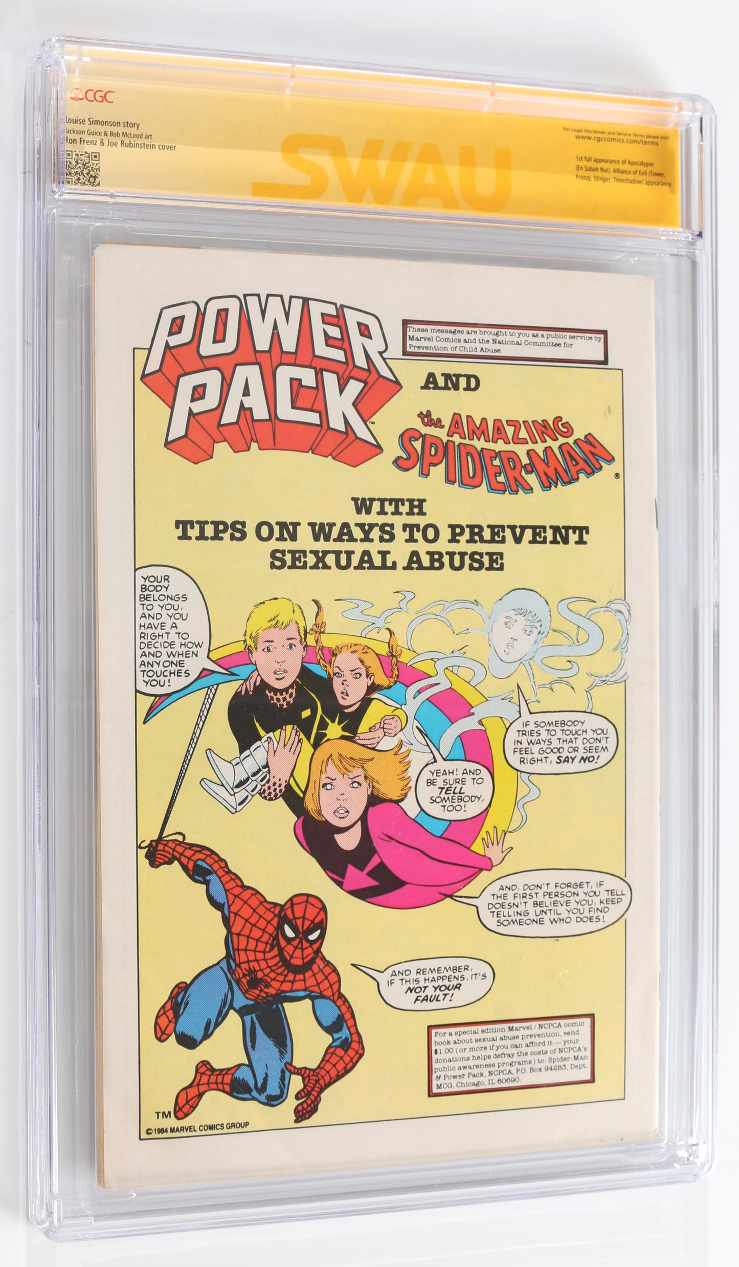 
                  
                    X-Factor #6 - Signed with Original Painted Artwork of The X-Men: Jean Grey, Cyclops, Iceman, & Apocalypse by Joe Rubinstein (CGC Signature Series 7.0) 1986
                  
                