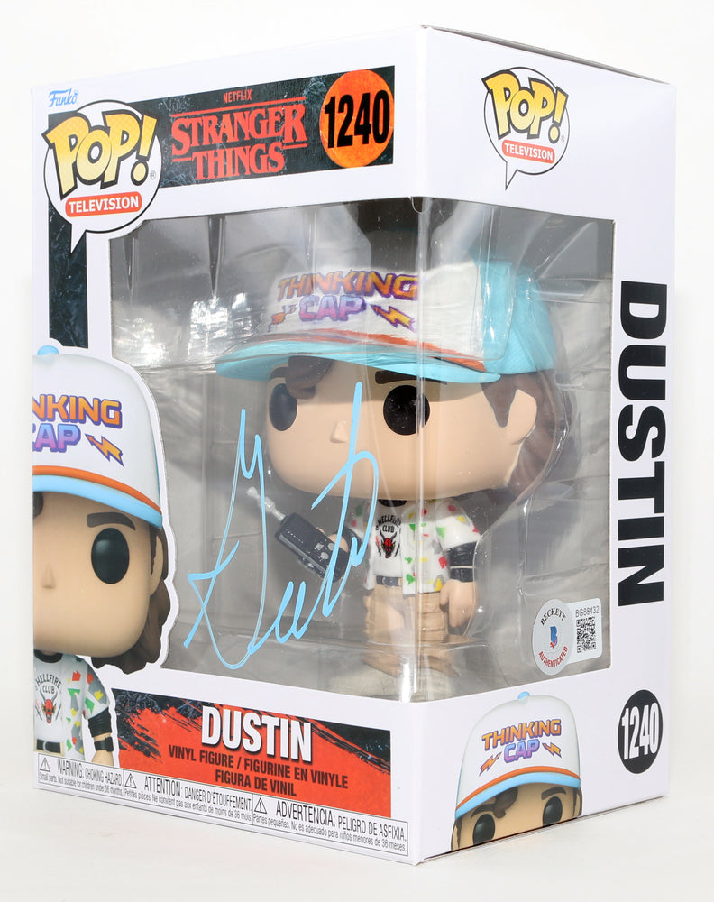
                  
                    Gaten Matarazzo as Dustin Henderson in Stranger Things (Beckett) Signed Funko POP! #1240
                  
                