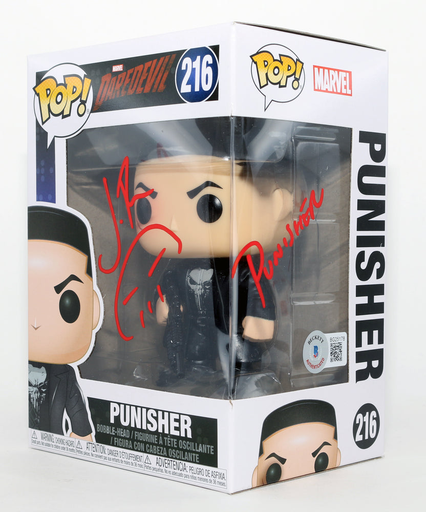 
                  
                    Jon Bernthal as The Punisher in Daredevil (Beckett) Signed Funko POP! #216 with Character Name & Remark
                  
                