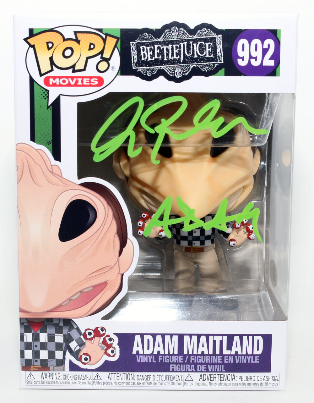 Alec Baldwin as Adam Maitland in Beetlejuice (JSA) Signed Funko POP! #992 with Character Name