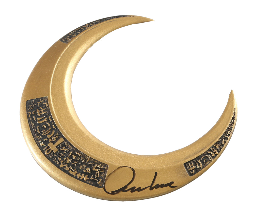 Moon Knight Prop Replica Crescent Blades (SWAU) Signed by Oscar Isaac