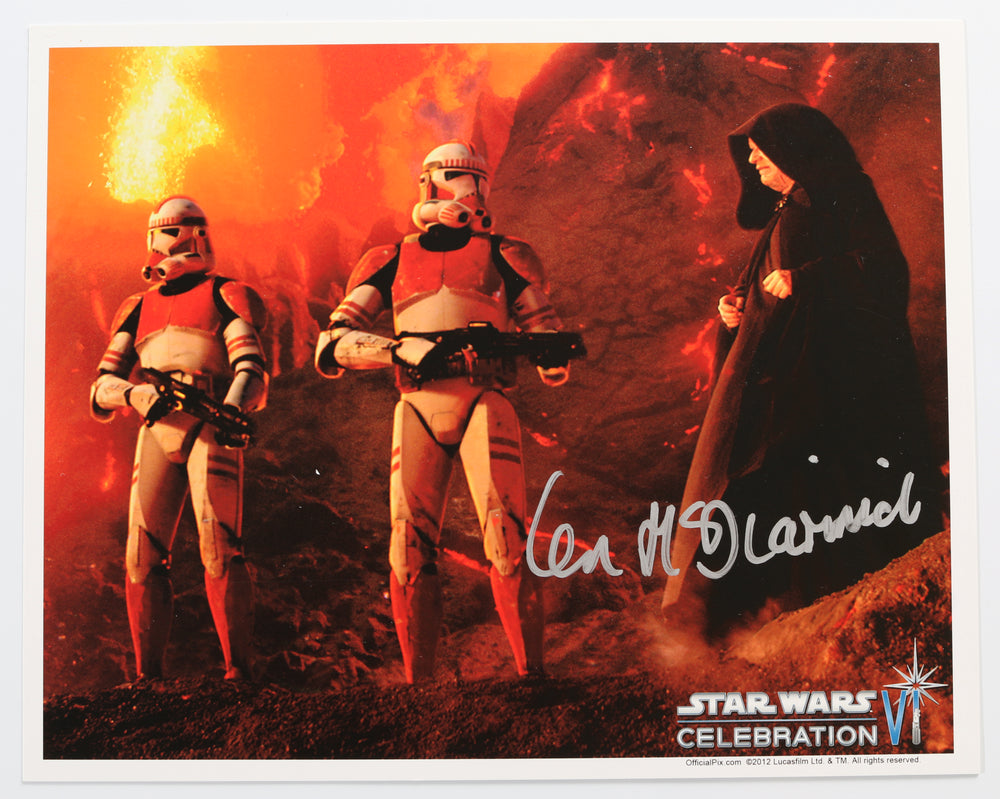 Ian McDiarmid as Darth Sidious in Star Wars Episode III: Revenge of the Sith (Official Pix Celebration) Signed 8x10 Photo