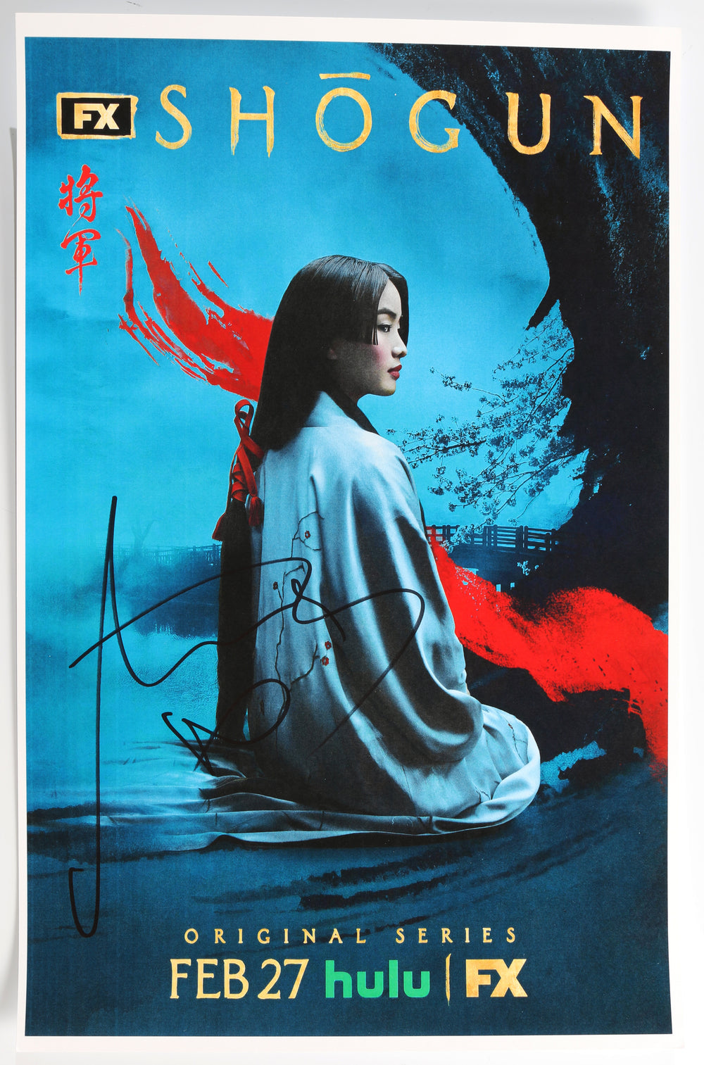 Anna Sawai as Toda Mariko in FX's Shōgun Signed 11x17 Mini Poster