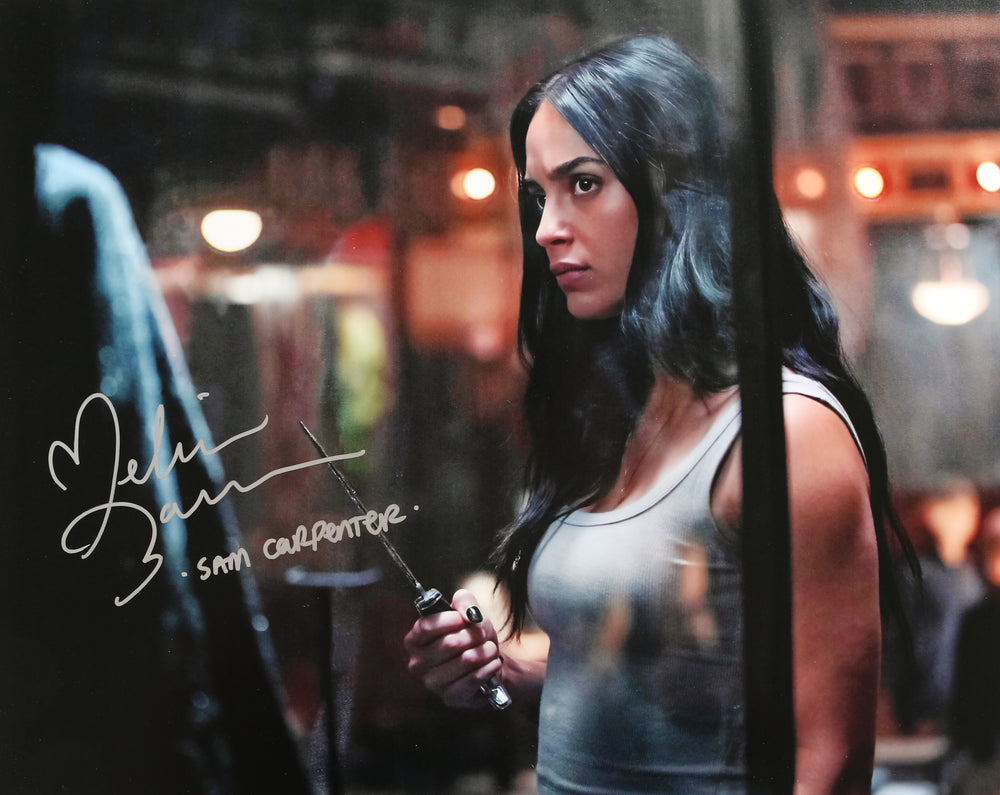 Melissa Barrera as Sam Carpenter in Scream VI (JSA) Signed 16x20 Photo with Character Name