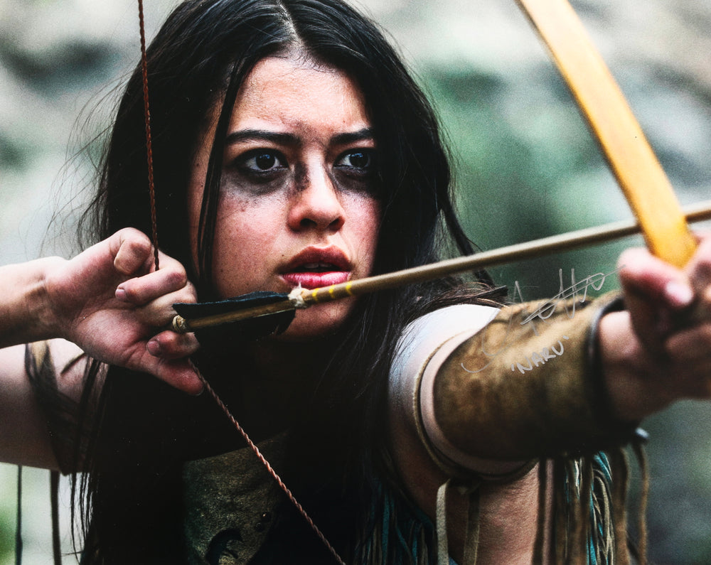 Amber Midthunder as Naru in Predator: Prey Signed 16x20 Photo with Character Name