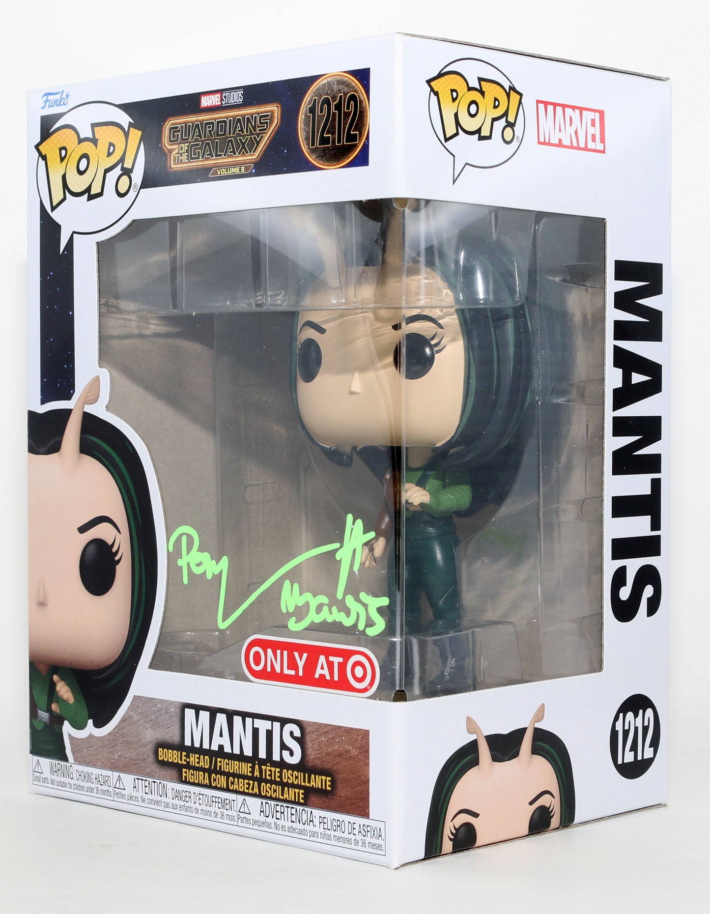 
                  
                    Pom Klementieff as Mantis in Guardians of the Galaxy Vol. 3 Target Exclusive Signed Funko POP! #1212 with Character Name
                  
                