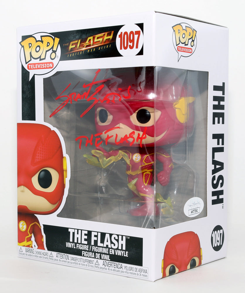 
                  
                    Grant Gustin as The Flash in CW's The Flash (JSA) Signed Funko POP! #1097 with Character Name
                  
                