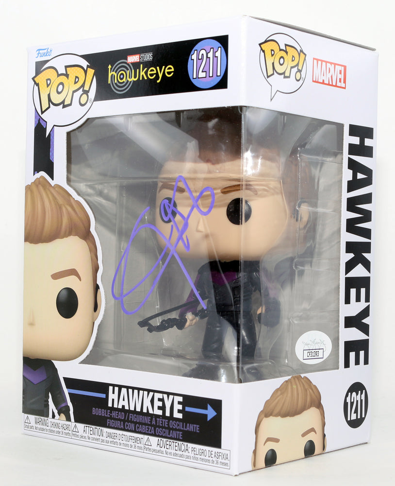 
                  
                    Jeremy Renner as Hawkeye in Hawkeye (JSA) Signed Funko POP! #1211
                  
                