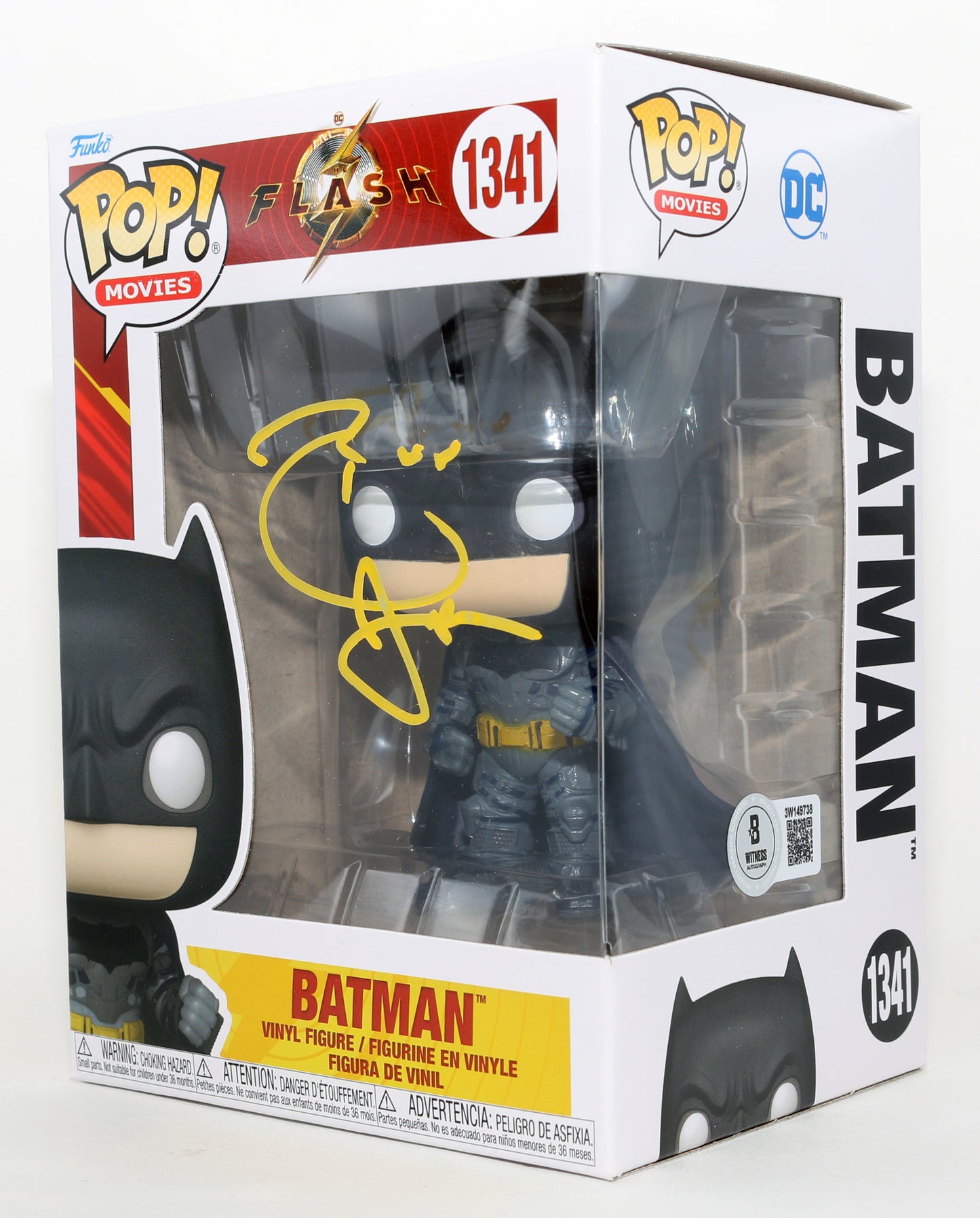 
                  
                    Ben Affleck as Batman in The Flash (Beckett) Signed Funko POP! #1341
                  
                