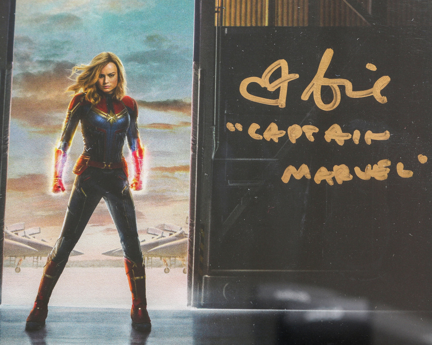 
                  
                    Captain Marvel #1 - Movie Variant Photo Cover - Signed by Brie Larson with "Captain Marvel" Character Name (CGC Signature Series 9.4) 2019
                  
                