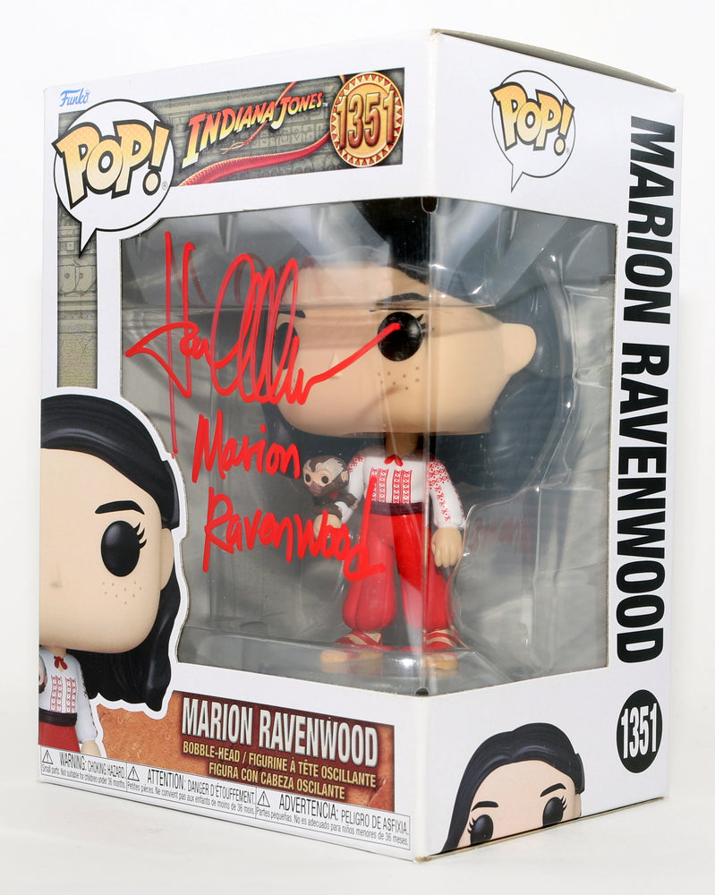 
                  
                    Karen Allen as Marion Ravenwood in Raiders of the Lost Ark Signed Funko POP! #1351 with Character Name
                  
                