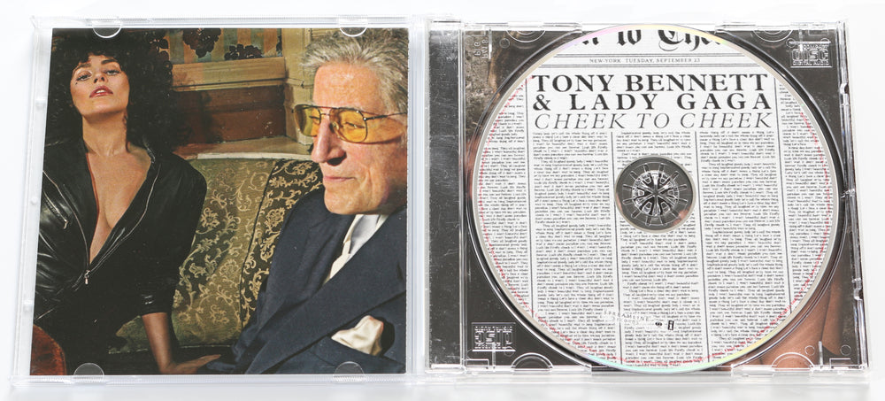 
                  
                    Cheek to Cheek with Tony Bennett CD Album Signed by Lady Gaga
                  
                