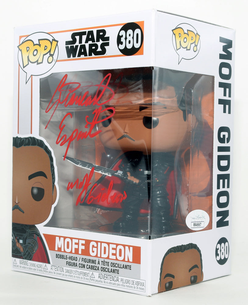 
                  
                    Giancarlo Esposito as Moff Gideon in Star Wars: The Mandalorian (JSA) Signed Funko POP! #380 with Character Name
                  
                