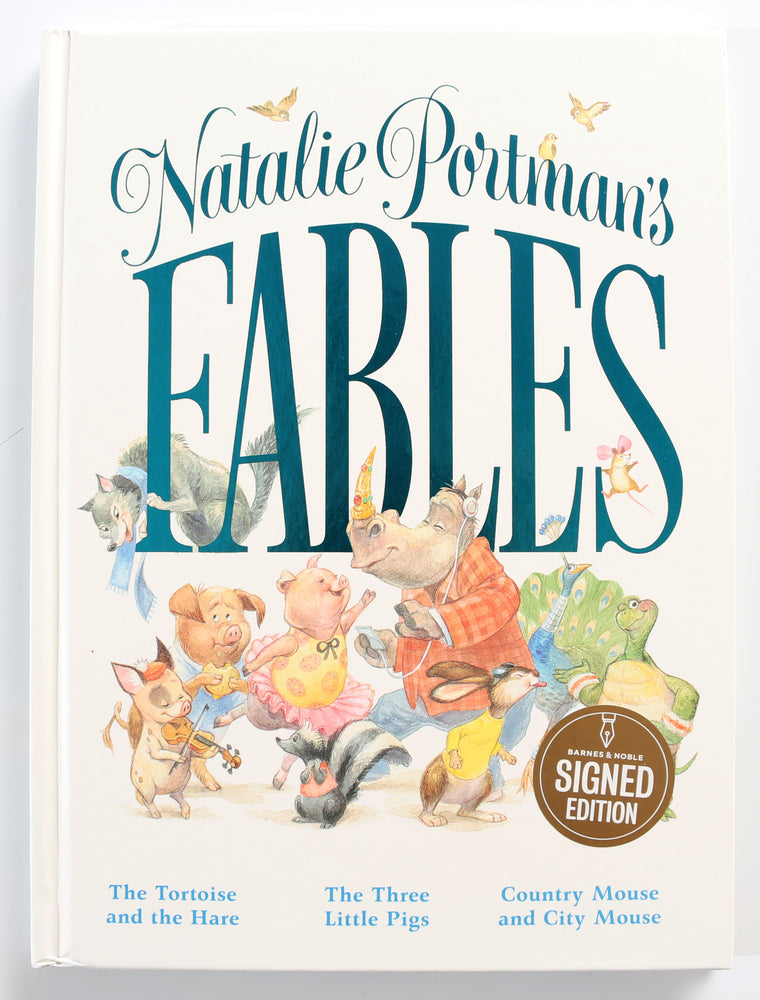 
                  
                    Natalie Portman's Fables Hardcover Children's Picture Book Signed by Star Wars  Padmé Amidala Actress & Author Natalie Portman
                  
                