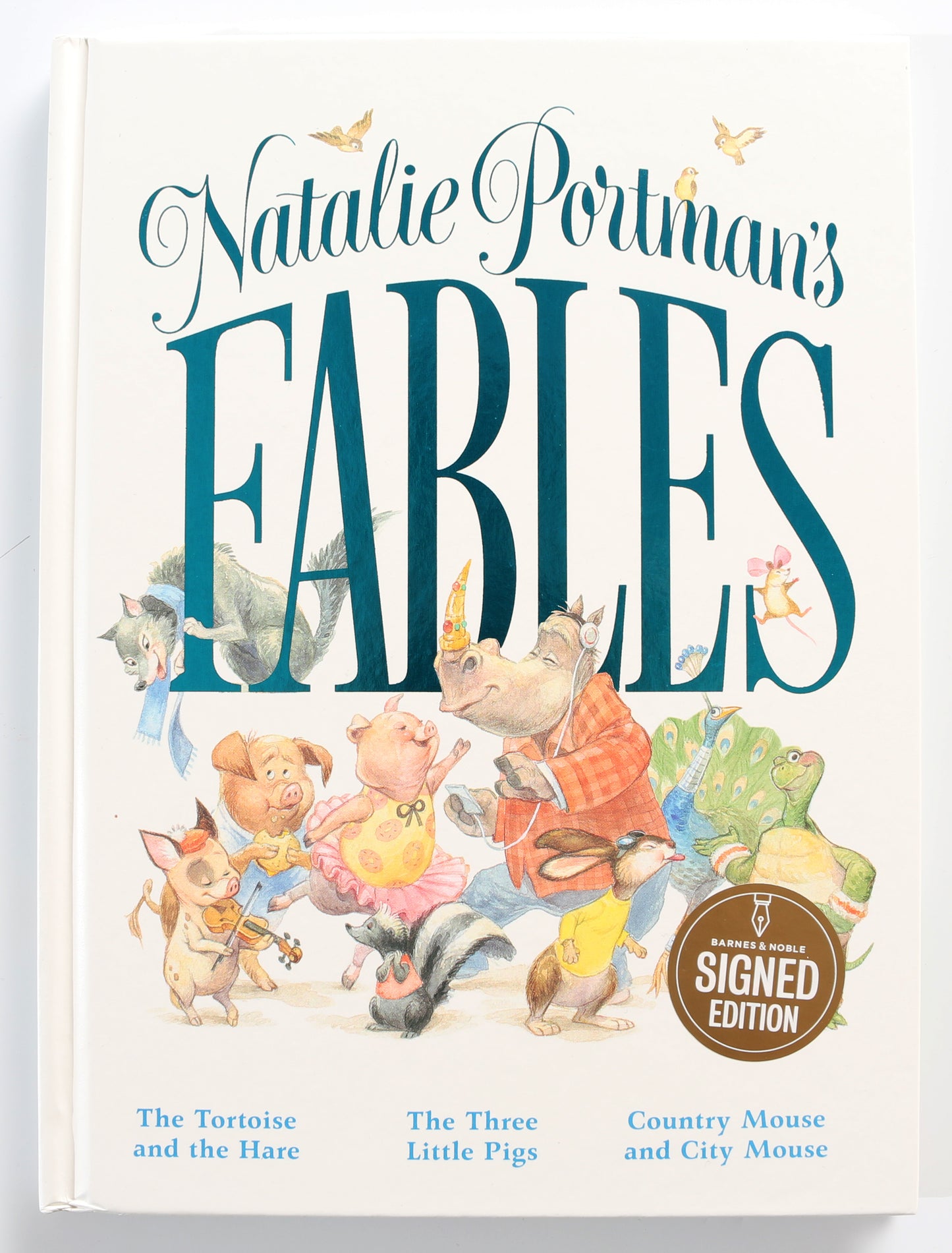 
                  
                    Natalie Portman's Fables Hardcover Children's Picture Book Signed by Star Wars  Padmé Amidala Actress & Author Natalie Portman
                  
                
