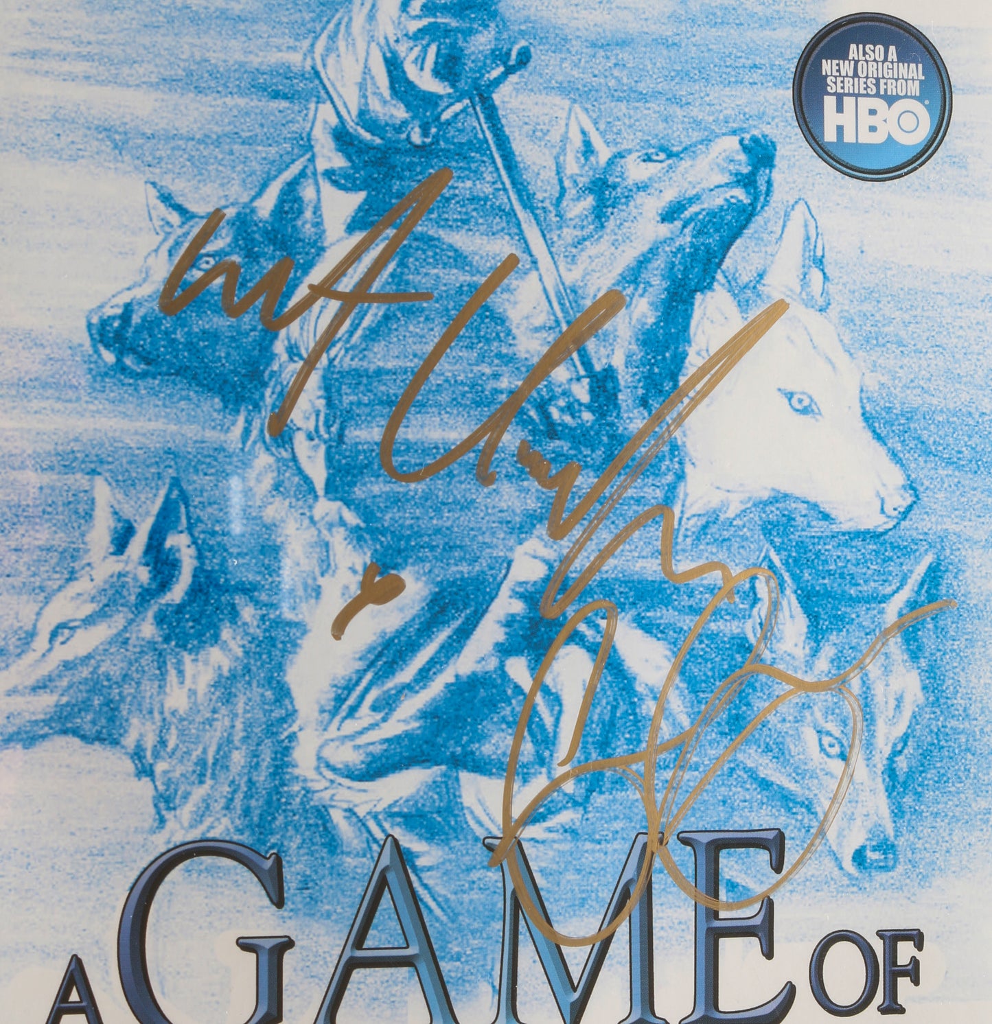 
                  
                    George R. R. Martin's A Game of Thrones - Signed by Emilia Clarke & Kit Harington (CGC Signature Series 9.6) 2011
                  
                