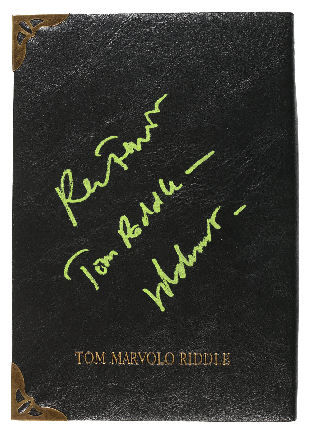 Ralph Fiennes as Lord Voldemort in Harry Potter Signed Prop Replica Tom Riddle Diary with Character Names