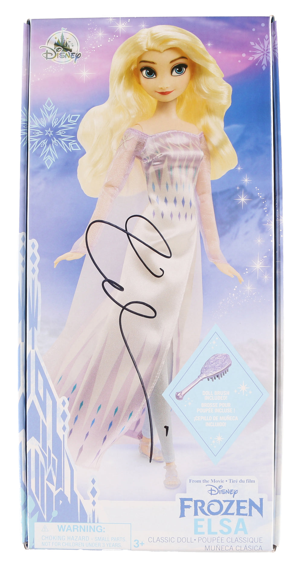 Idina Menzel as Elsa in Disney's Frozen Signed Clasic Doll
