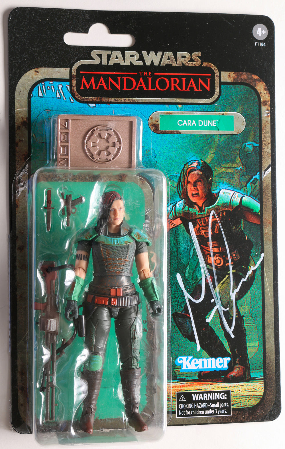 Gina Carano as Cara Dune in Star Wars: The Mandalorian (SWAU) Signed The Black Series 6 Inch Action Figure