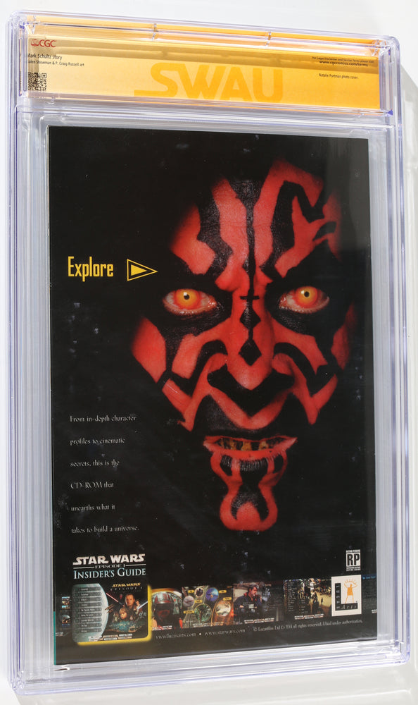 
                  
                    Star Wars: Episode I Queen Amidala #1 - Signed by Natalie Portman as Padme from Star Wars (CGC Signature Series 9.4) 1999
                  
                