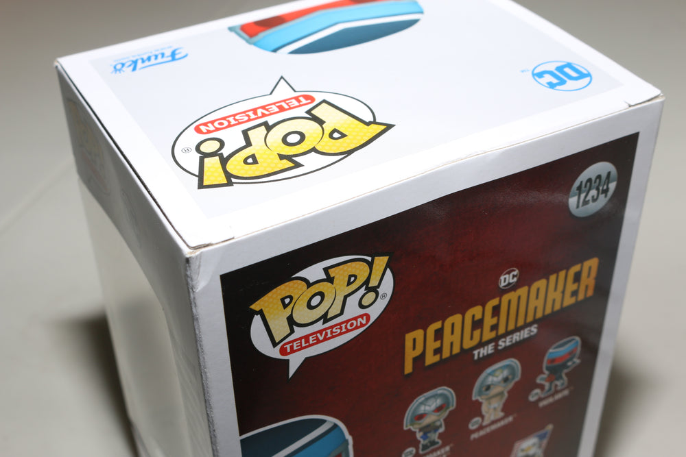 
                  
                    Freddie Stroma as Vigilante in Peacemaker (SWAU) Signed Funko POP! #1234 with Character Name
                  
                