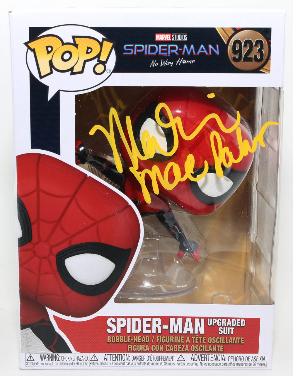 Marisa Tomei as Aunt May Parker in Spider-Man: No Way Home (JSA) Signed Funko POP! #923 with Character Name
