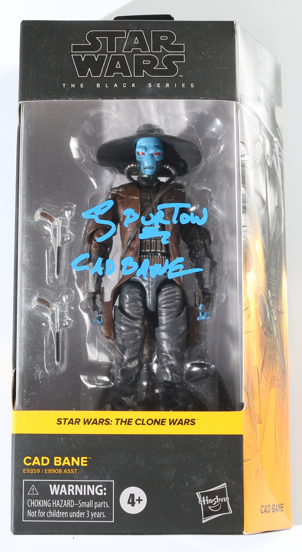 Corey Burton as Cad Bane in Star Wars: The Cone Wars Signed Black Series Figure with Character Name