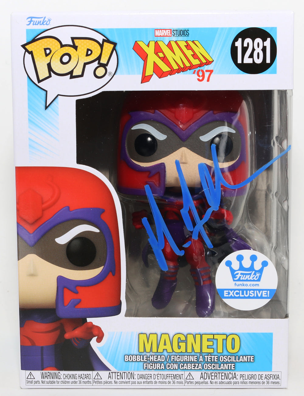Michael Fassbender as Magneto in X-Men Funko Store Exclusive Signed Funko POP! #1281