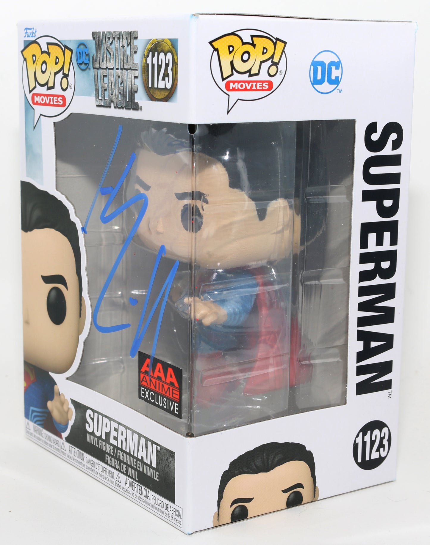 
                  
                    Henry Cavill as Superman in Justice League AAA Anime Exclusive Signed Funko POP! #1123
                  
                