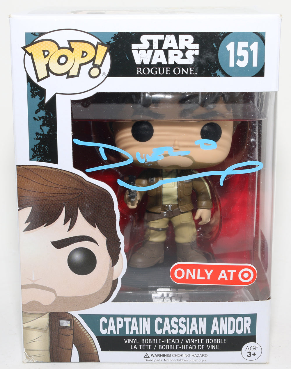 Diego Luna as Andor in Rogue One: A Star Wars Story Signed Funko POP! #151