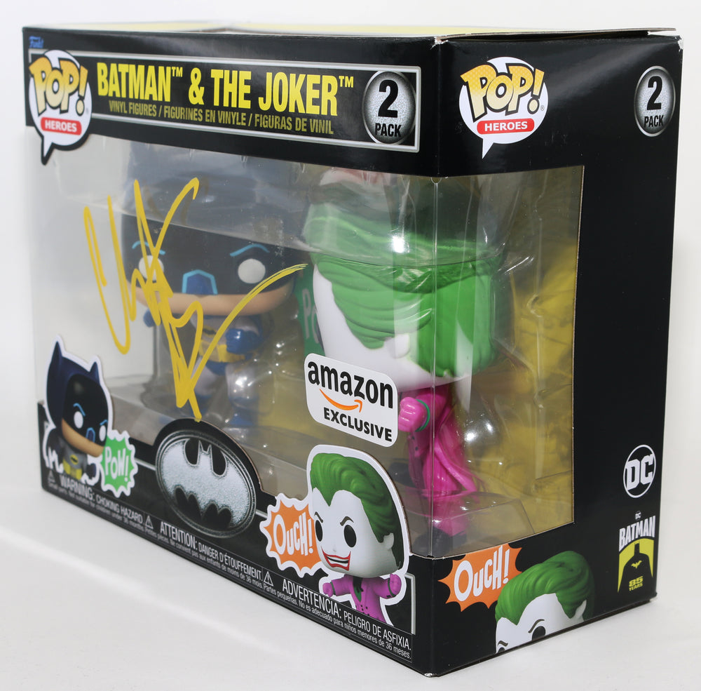 
                  
                    Christian Bale as Batman in The Dark Knight Amazon Exclusive Signed Funko POP! 2-Pack
                  
                