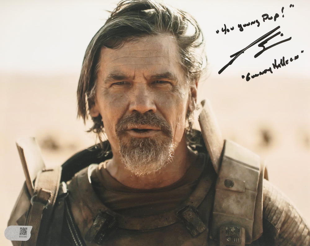 Josh Brolin as Gurney Halleck in Dune (SWAU) Signed 11x14 Photo with Character Name & Quote