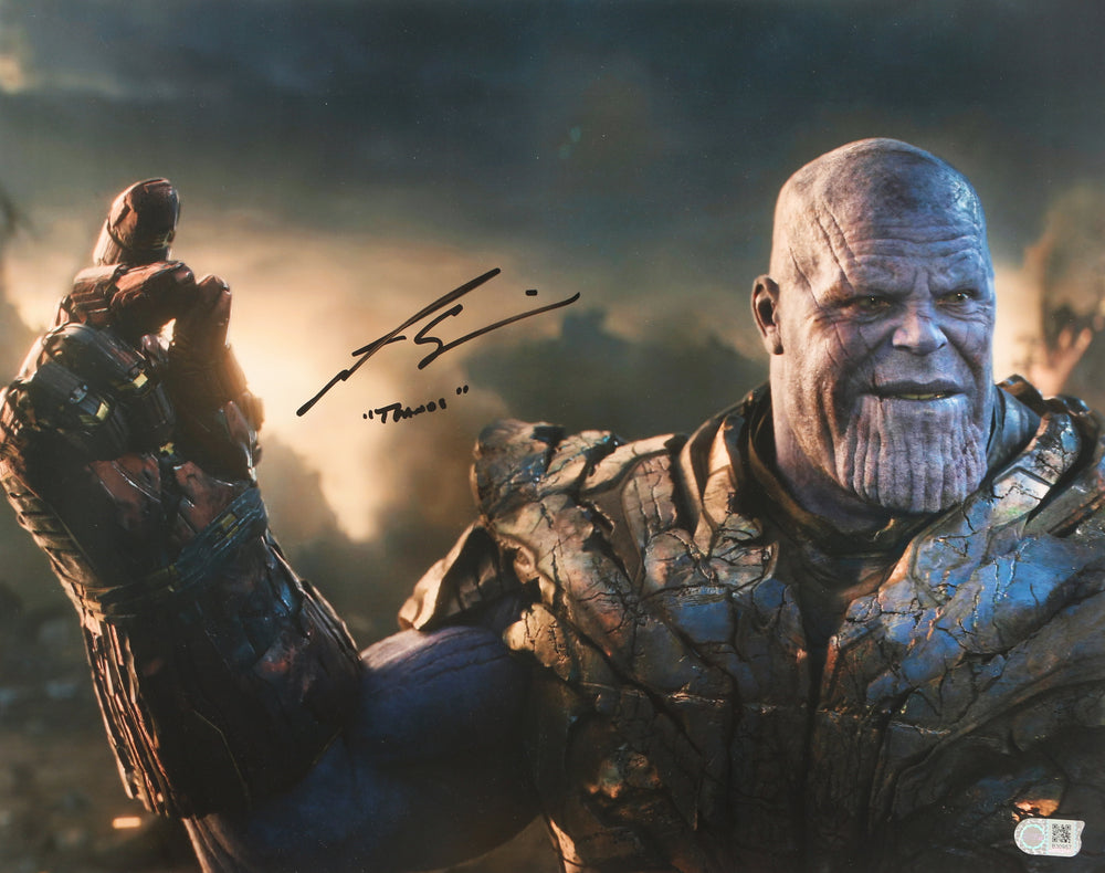 Josh Brolin as Thanos in Avengers: Endgame (SWAU) Signed 16x20 Photo with Character Name