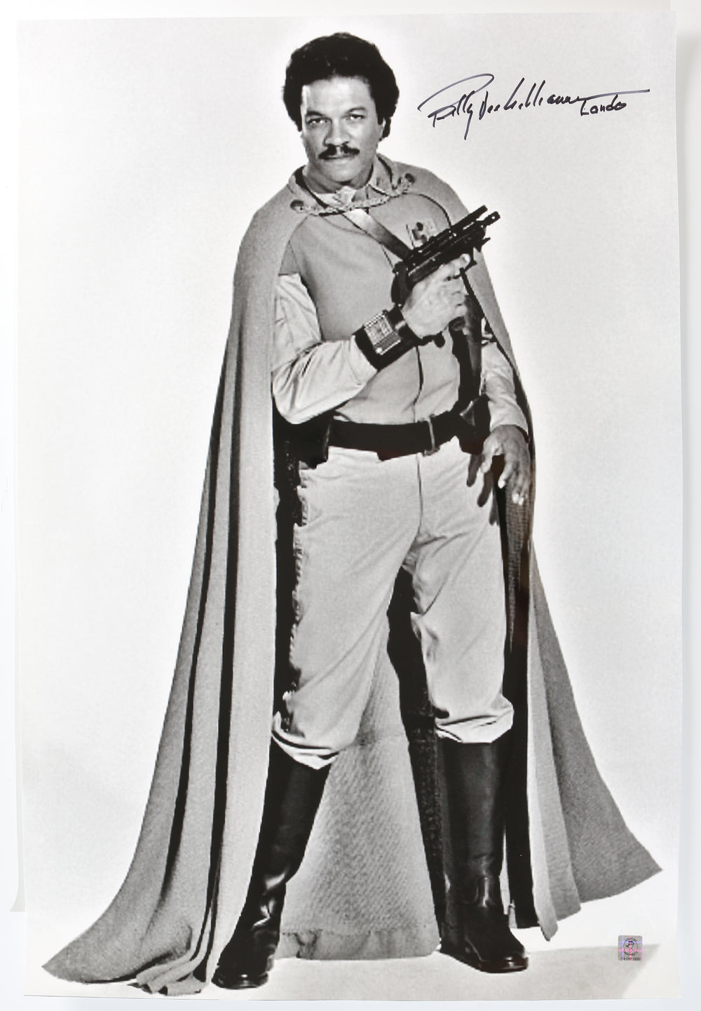 Billy Dee Williams as Lando in Star Wars: The Empire Strikes Back (Coolwaters) Signed 20x30 Poster