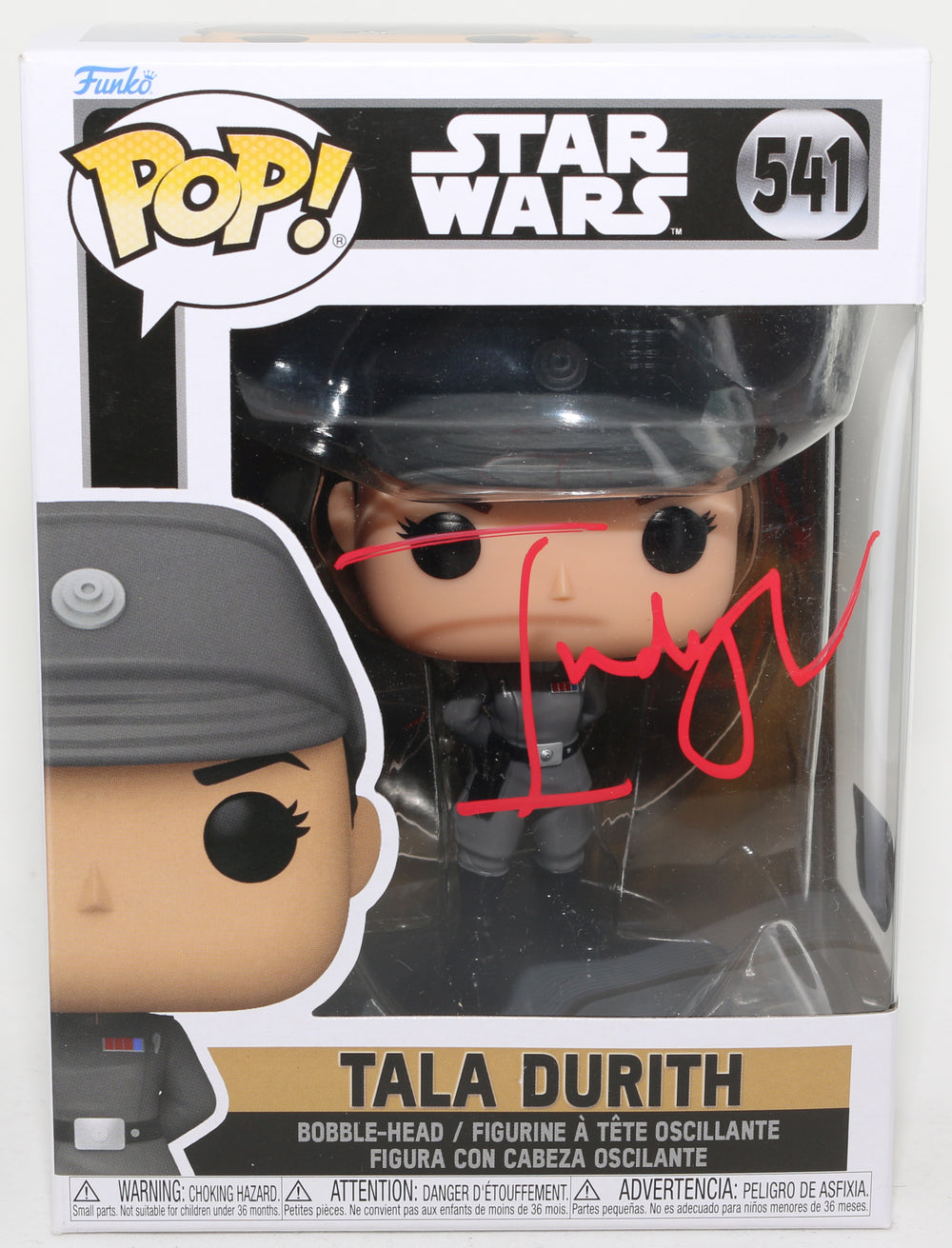 Indira Varma as Tala Durith in Star Wars: Obi-Wan Kenobi (SWAU) Signed Funko POP! #541