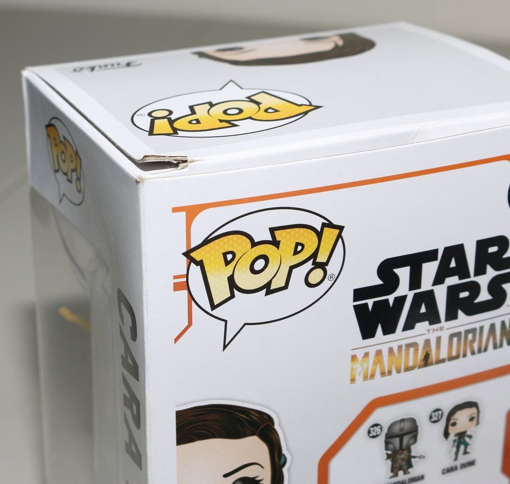 
                  
                    Gina Carano as Cara Dune in Star Wars: The Mandalorian (Beckett Witnessed) Signed Funko POP! #327
                  
                