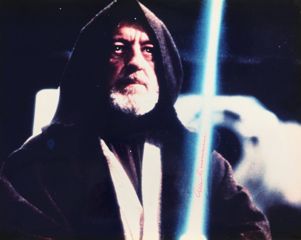 Alec Guinness as Obi-Wan Kenobi in Star Wars: A New Hope Signed 8x10 Photo