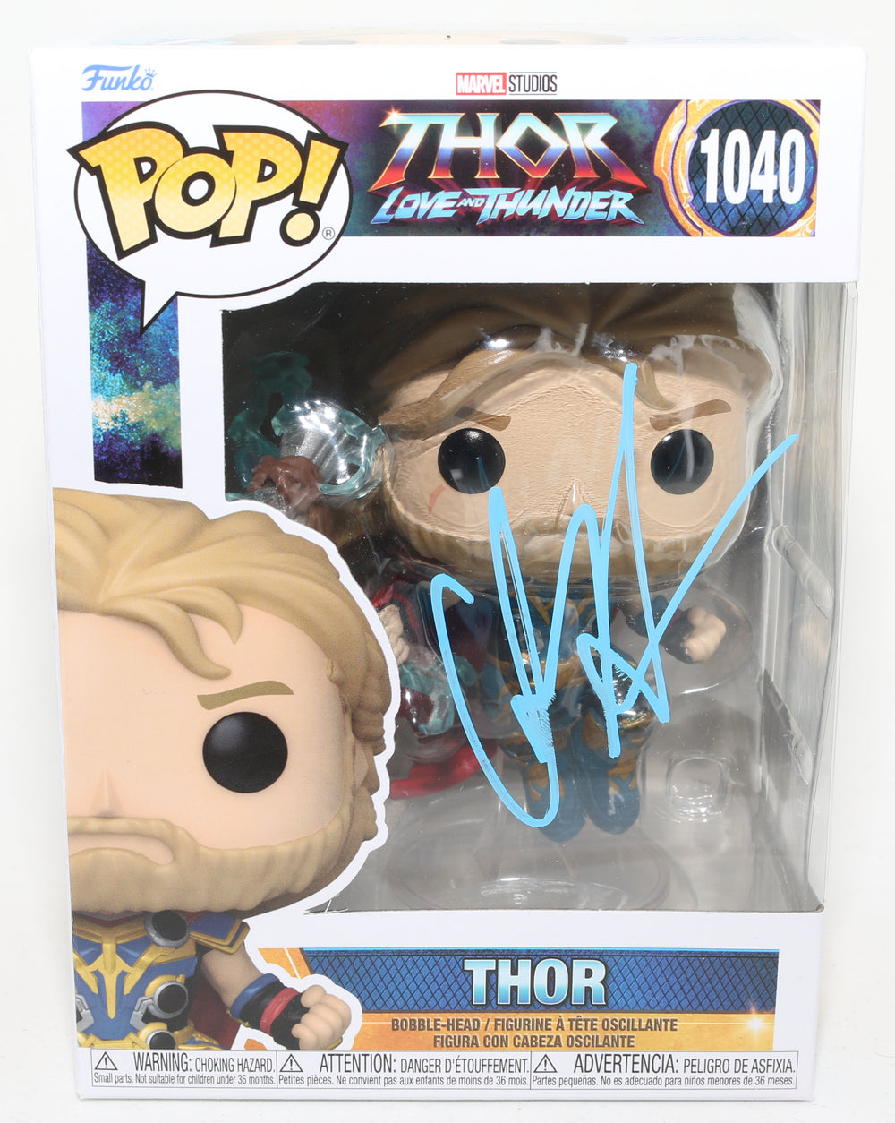 Chris Hemsworth as Thor in Thor: Love and Thunder (SWAU) Signed Funko POP! #1040