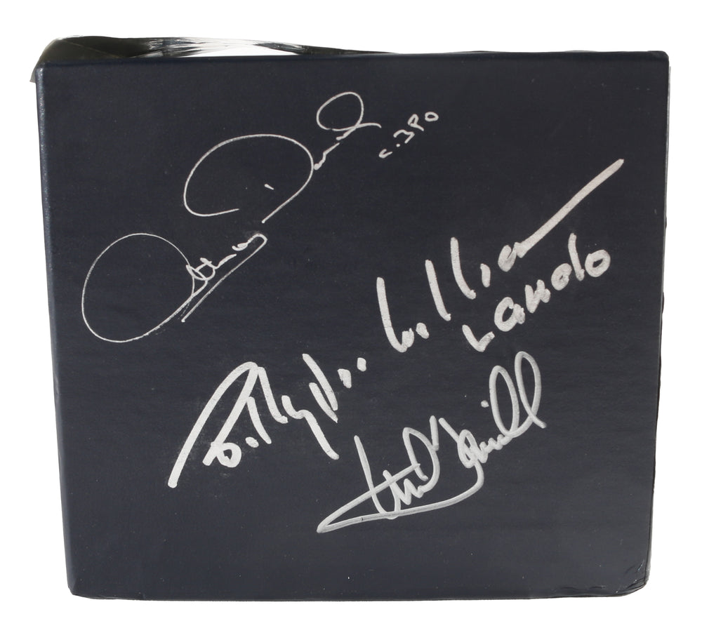 
                  
                    Star Wars Trilogy NPR Original Radio Drama Limited Edition CD Box Set 1996 Cast Signed by Mark Hamill, Billy Dee Williams, Anthony Daniels, John Lithgow, Ed Begley Jr., & Ed Asner
                  
                