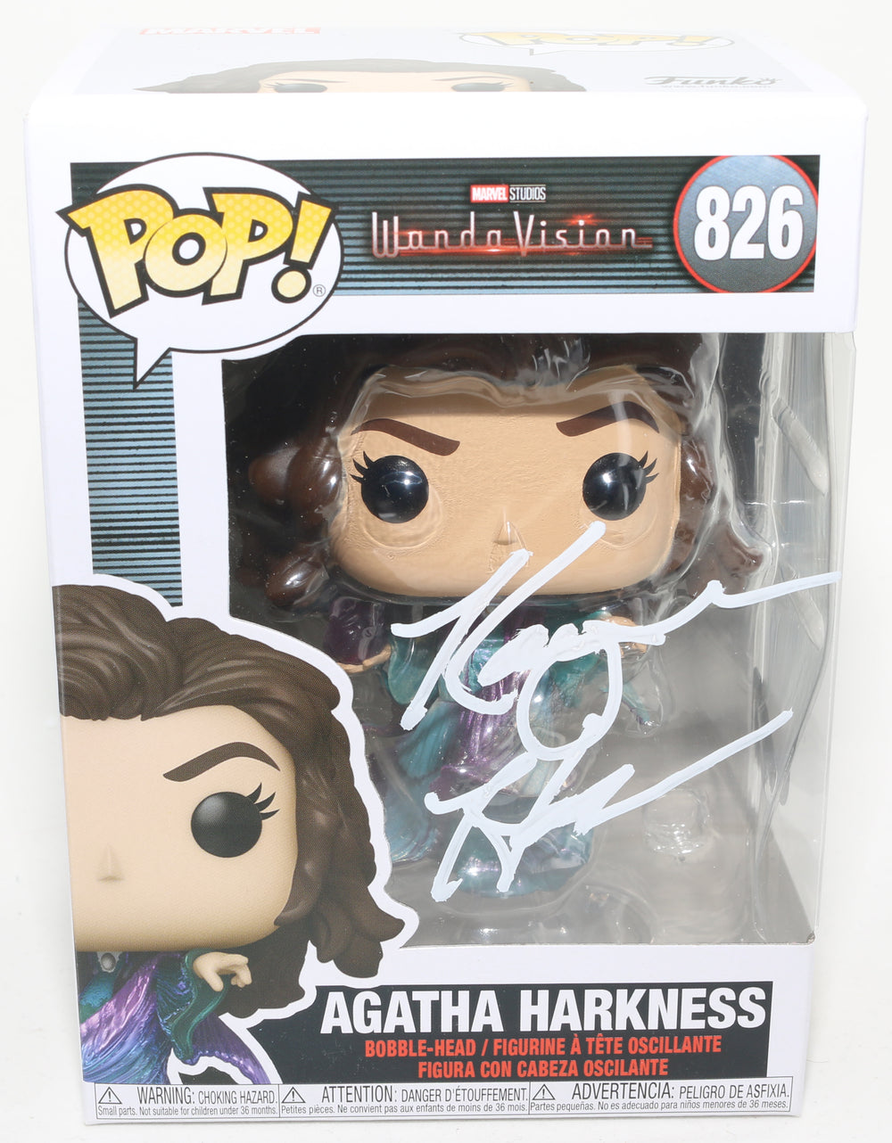 Kathryn Hahn as Agatha Harkness in WandaVision (SWAU) Signed POP! Funko