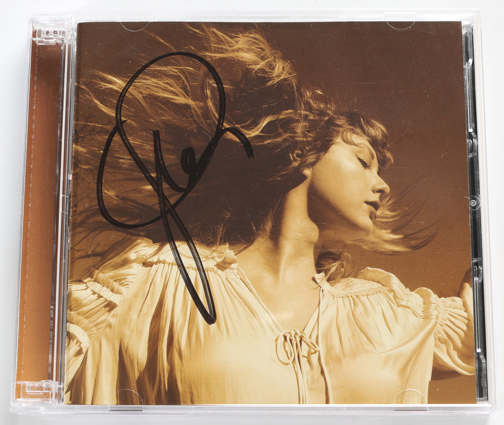 Fearless [Taylor's Version] 2021 CD Album Insert Signed by Taylor Swift