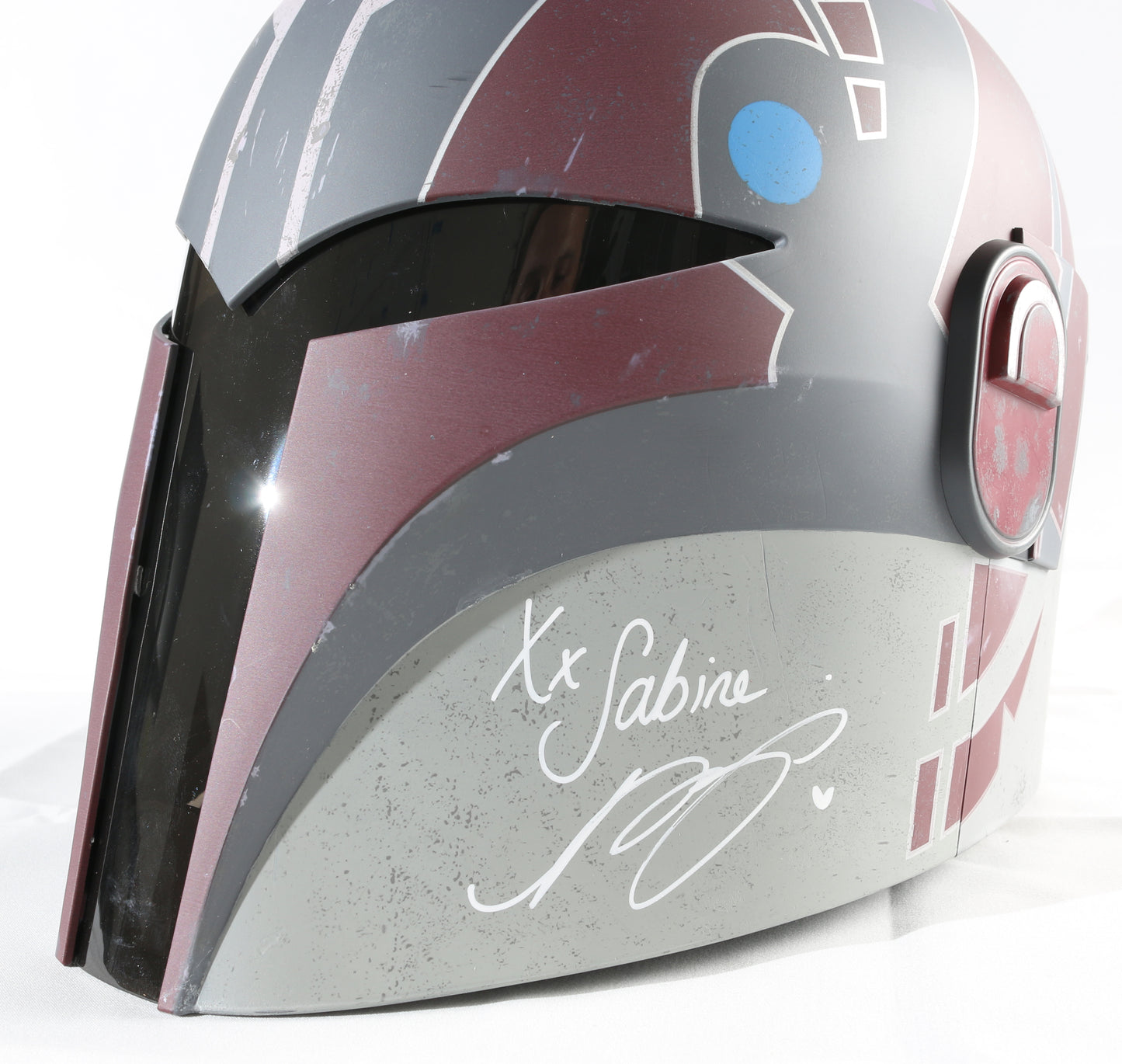 
                  
                    Sabine from Star Wars: Ahsoka Prop Replica Hasbro The Black Series Helmet Signed by Natasha Liu Bordizzo
                  
                